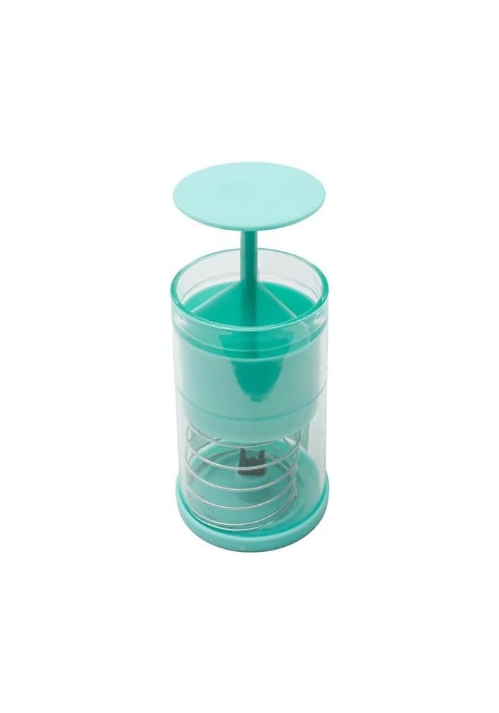 Daiso Cotton Swab Case - Press To Release - Green - Image 3